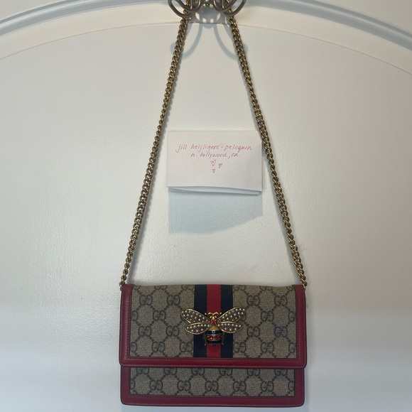 Gucci Supreme Queen Margaret (Bee) Walletet on Chain - Picture 15 of 17